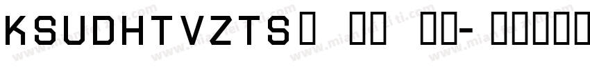 KSUDHTVZTS0 34 40字体转换